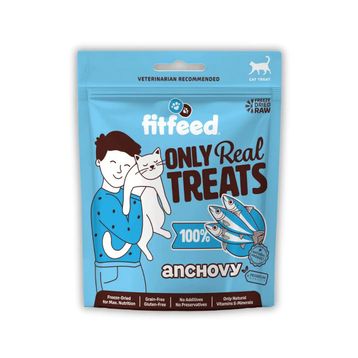 Fitfeed Freeze-Dried Çiğ Hamsi 40 GR Kedi Ödülü