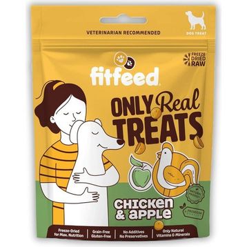 Fitfeed Freeze-Dried Çiğ Tavuk ve Elma 40 gr Köpek Ödülü