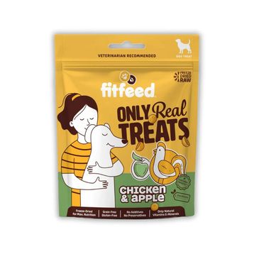 Fitfeed Freeze-Dried Çiğ Tavuk ve Elma 40 gr Köpek Ödülü
