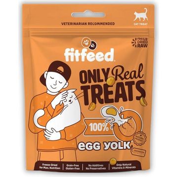 Fitfeed Freeze-Dried Çiğ Yumurta Sarısı 60 gr Kedi Ödülü