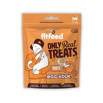 Fitfeed Freeze-Dried Çiğ Yumurta Sarısı 60 gr Kedi Ödülü