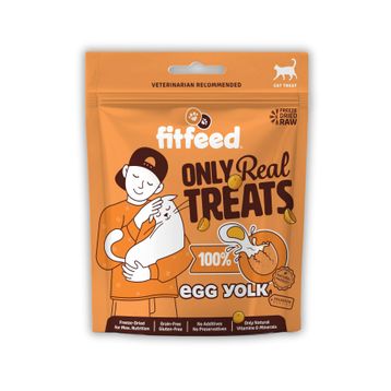 Fitfeed Freeze-Dried Çiğ Yumurta Sarısı 60 gr Kedi Ödülü