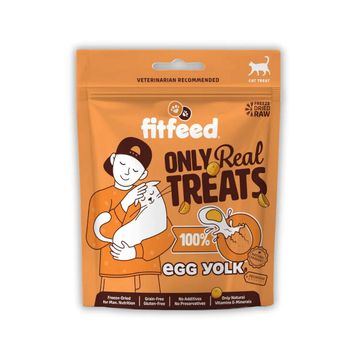 Fitfeed Freeze-Dried Çiğ Yumurta Sarısı 60 gr Kedi Ödülü