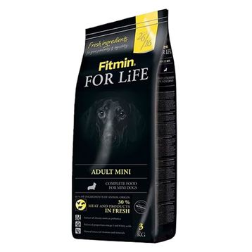 Fitmin For Life Adult Mini Küçük Irk 3 kg Yetişkin Köpek Maması