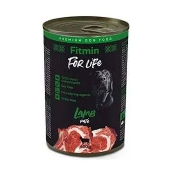 Fitmin For Life Kuzu Etli Pate 400 gr Yetişkin Köpek Konserve Maması