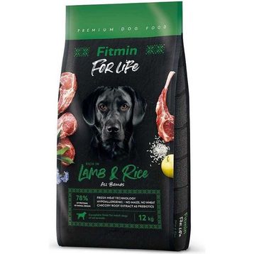 Fitmin For Life Lamb & Rice Kuzu Etli 12 kg Yetişkin Köpek Maması