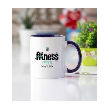 Fitness Eğitmeni Lacivert Kupa Bardak