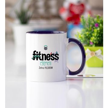 Fitness Eğitmeni Lacivert Kupa Bardak