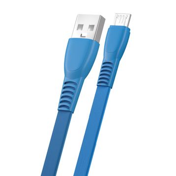 FitPlus Flat FS-401 2.4A 1 m Micro USB Data Şarj Kablosu