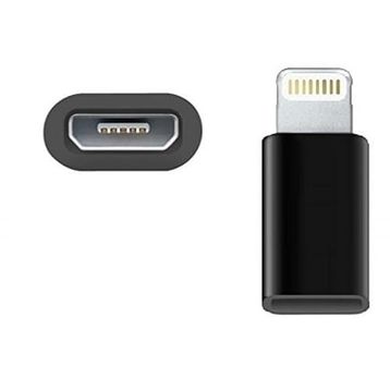 FitPlus Micro to Lightning Çevirici Siyah Adaptör