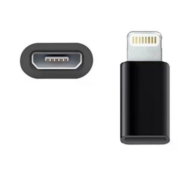 FitPlus Micro to Lightning Çevirici Siyah Adaptör