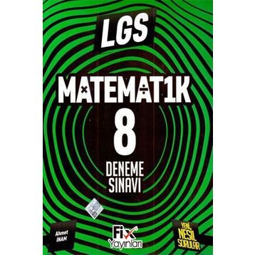 Fix Yayınları 8. Sınıf Matematik Deneme Sınavı