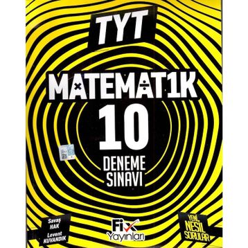 Fix Yayınları TYT Matematik 10 Deneme Sınavı