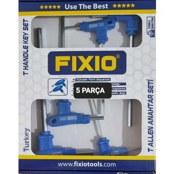 Fıxıo 5 Parça T Saplı Allen Takım Set