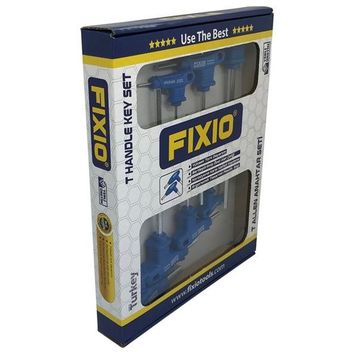 Fixio FH6107 7 Parça T Saplı 2 Uçlu Alyan Anahtar Takımı