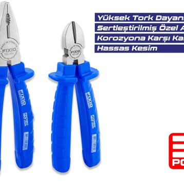 Fıxıo PS3000 3'lü Pense Yan Keski ve Kargaburun Seti