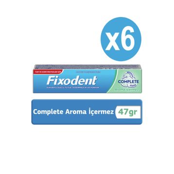 Fixodent 6x47 gr Complete Aromasız Diş Protezi Yapıştırıcısı