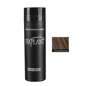 Fixplant 28 gr Orta Kahve Topik Saç Dolgunlaştırıcı Saç Tozu