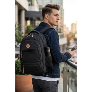 Fiyaka GK19 Siyah Unisex Okul Sırt Çantası