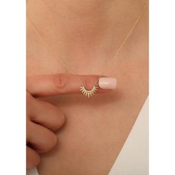 Fiyonk Kuyumculuk 14 Ayar 43,55 gr Altın Sunshine Kolye