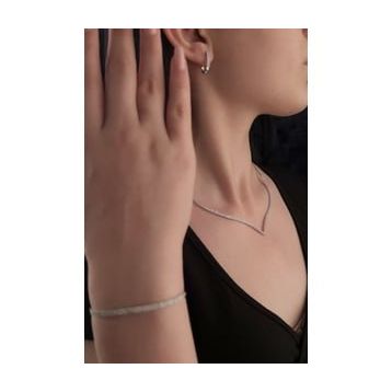 Fiyonk Kuyumculuk 14 Ayar Altın Su Yolu Çavuş Modeli Beyaz Set