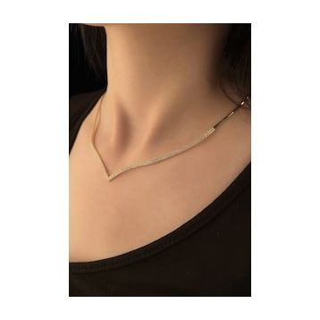 Fiyonk Kuyumculuk 14 Ayar Altın Su Yolu Çavuş Modeli Sarı Gerdanlık