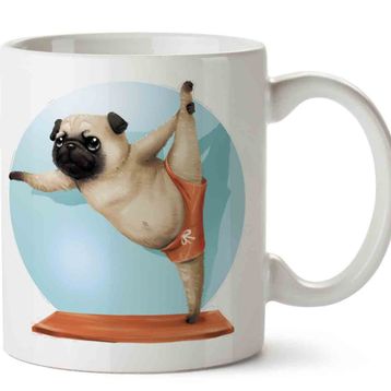 Fizello Pug Puppy Kupa Bardak