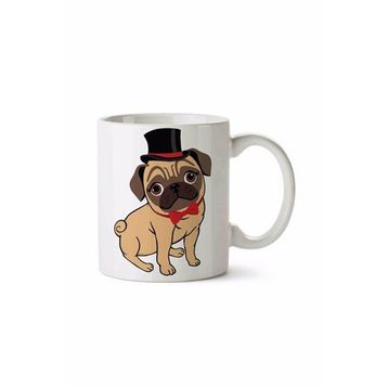 Fizello Pug Puppy Kupa Bardak
