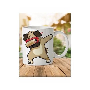 Fizello Pug Puppy Kupa Bardak
