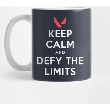 Fizello Valorant Keep Calm And Defy The Limits Kupa Bardak
