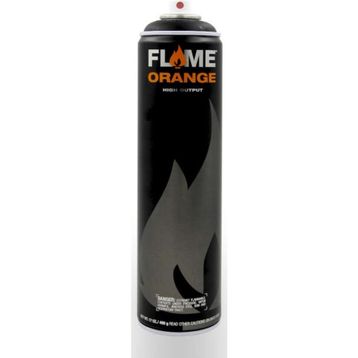 Flame 901 Orange 600 ml Thick Black Sprey Boya