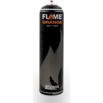 Flame 901 Orange 600 ml Thick Black Sprey Boya