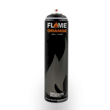 Flame 901 Orange 600 ml Thick Black Sprey Boya