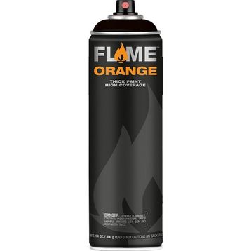 Flame FO-901 Orange 500 ml Thick Black Sprey Boya