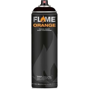 Flame FO-901 Orange 500 ml Thick Black Sprey Boya