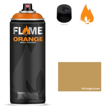 Flame FO704 Beige Brown 400 ml Sprey Boya
