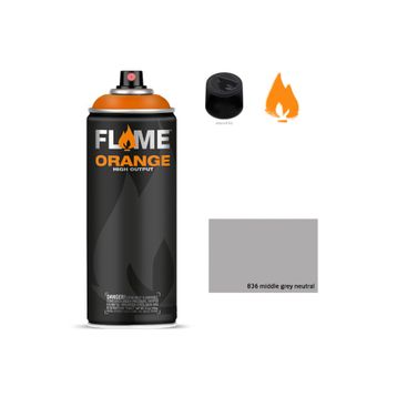 Flame FO836 Middlegrey Neutral 400 ml Sprey Boya