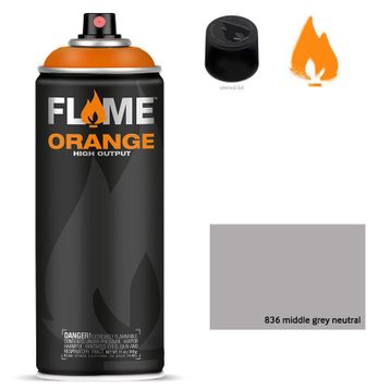 Flame FO836 Middlegrey Neutral 400 ml Sprey Boya