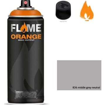 Flame Orange 400 ml Middlegrey Ntr 836 Sprey Boya