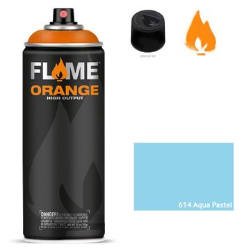 Flame Orange 614 Aqua Pastel 400 ml Sprey Boya