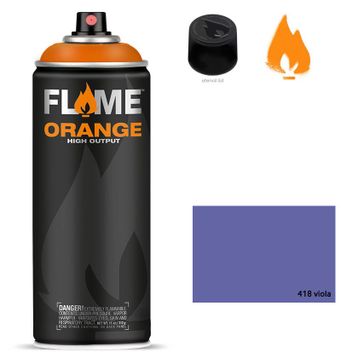 Flame Orange N418 5699981 Viola 400 ml Sprey Boya