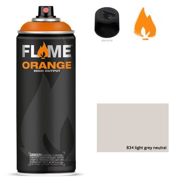 Flame Orange N834 5700045 Light Grey Neutral 400 ml Sprey Boya