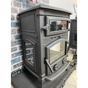Flamestove FS-011 Sirius Maxi 3 Camlı Kuzineli Döküm Soba
