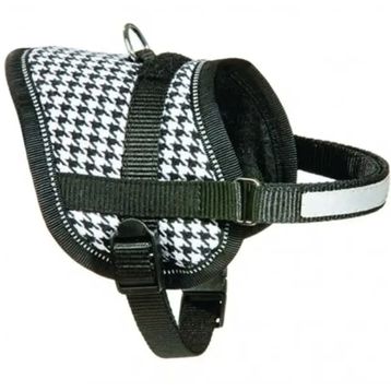 Flamingo 31-40 cm Arası Olan Köpeklere Pepita Gövdesi Küçük Köpek Göğüs Tasması