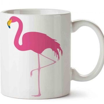 Flamingo İki Tarafı Baskılı Kupa