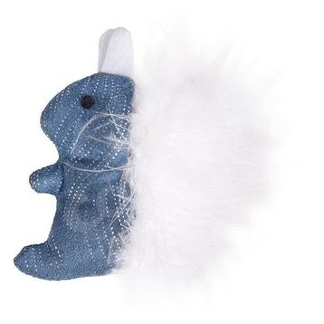 Flamingo Medy Tüylü Sincap Mavi Kedi Oyuncağı