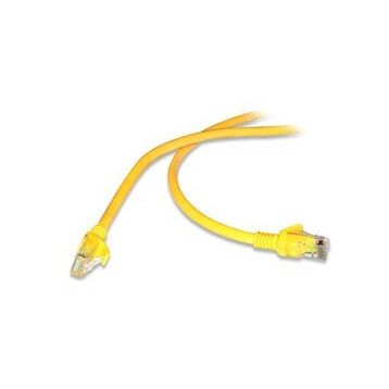 Flaxes FNK-6002S Sarı Cat6 20 cm Patch Kablo
