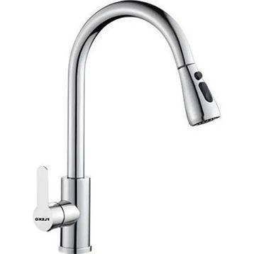 Fleko KS10S01 Spiralli Krom Mutfak Eviye Bataryası