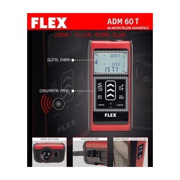Flex ADM60-T Lazer Mesafe Ölçüm Aleti