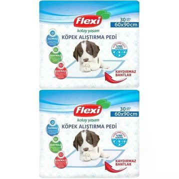 Flexi 2x30 Adet 60x90 cm Evcil Hayvan Tuvalet Eğitim Pedi